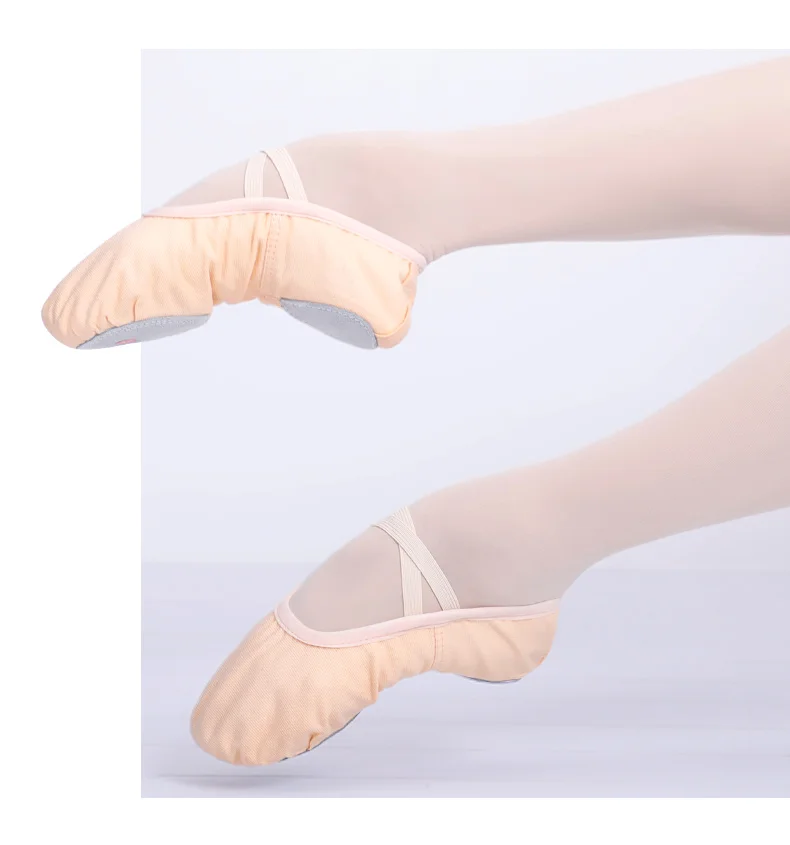 Girls Ballet Shoes for Woman Ballerina Shoes Ballet Flats Women Canvas Soft Sole Dance Slippers Children Practise Dance Shoes