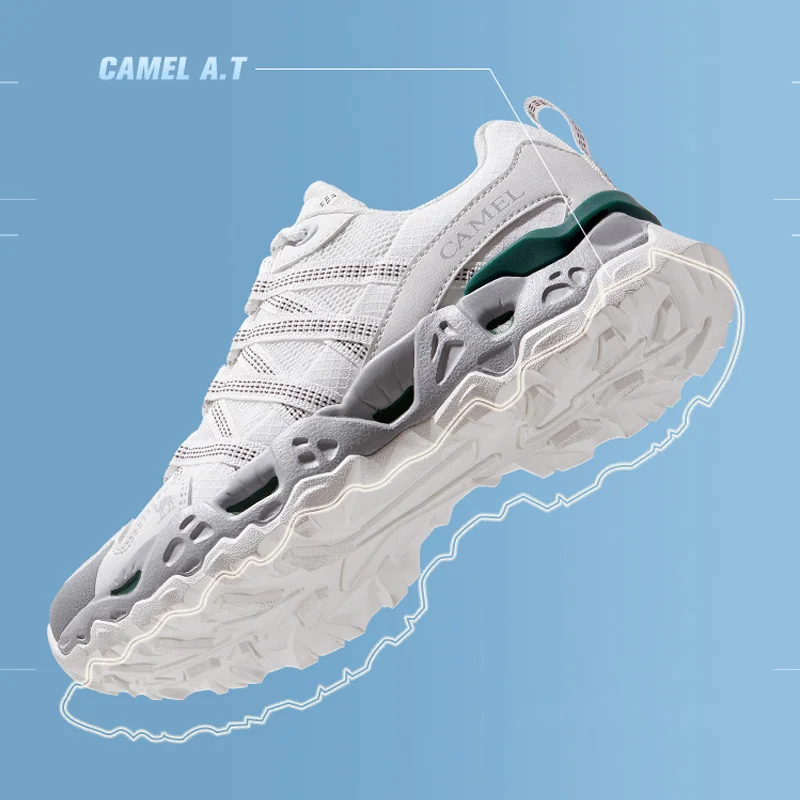 GOLDEN CAMEL Unisex Hiking Shoes Breathable Outdoor Sports Sneakers Non-Slip Trekking Footwear for Men And Women Waterproof