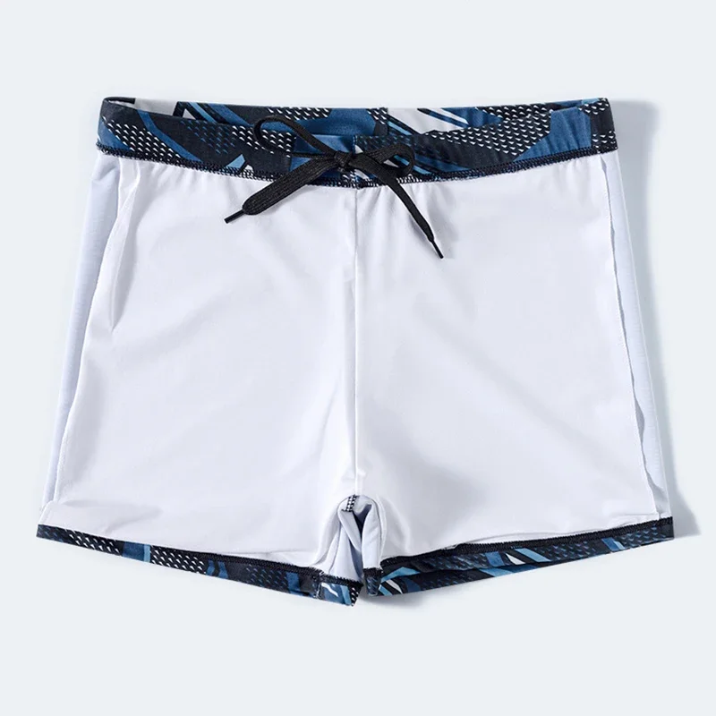 Summer Quick-dry Swimming Trunks Shorts Men Swimsuit Beach Pants Print Bathing Suit Plus Size 2023