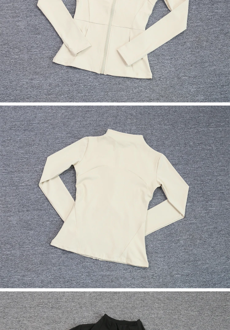 Sports Coat Women's Shirt Yoga Slim Long Sleeve Fast Running Thin Pilates Fitness Suit Top Clothing