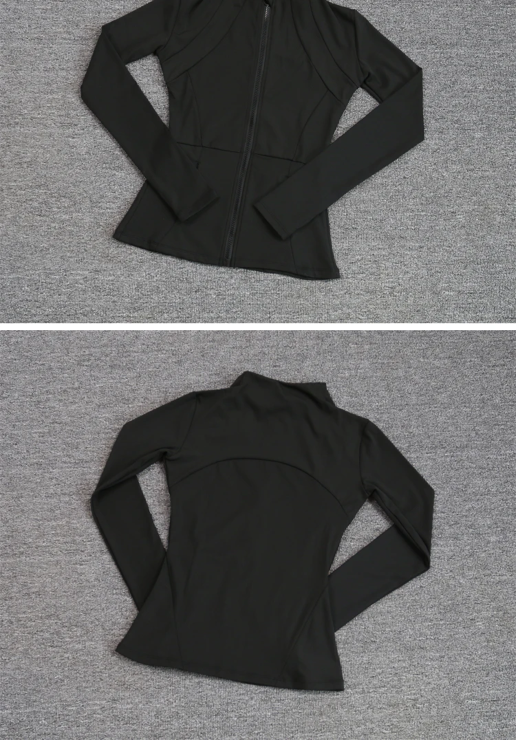 Sports Coat Women's Shirt Yoga Slim Long Sleeve Fast Running Thin Pilates Fitness Suit Top Clothing