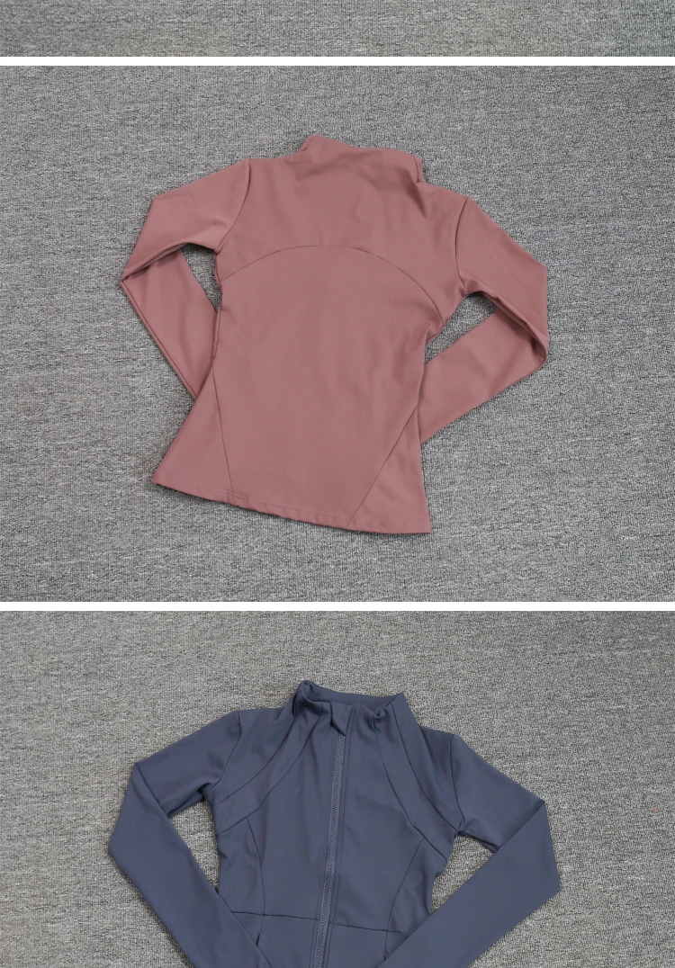 Sports Coat Women's Shirt Yoga Slim Long Sleeve Fast Running Thin Pilates Fitness Suit Top Clothing