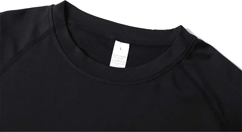 Men's Long Sleeves T-shirt Fitness Sportswear Spring Autumn Athletic Quick Dry T-shirt Gym Running Sports Outdoor Tops for Men