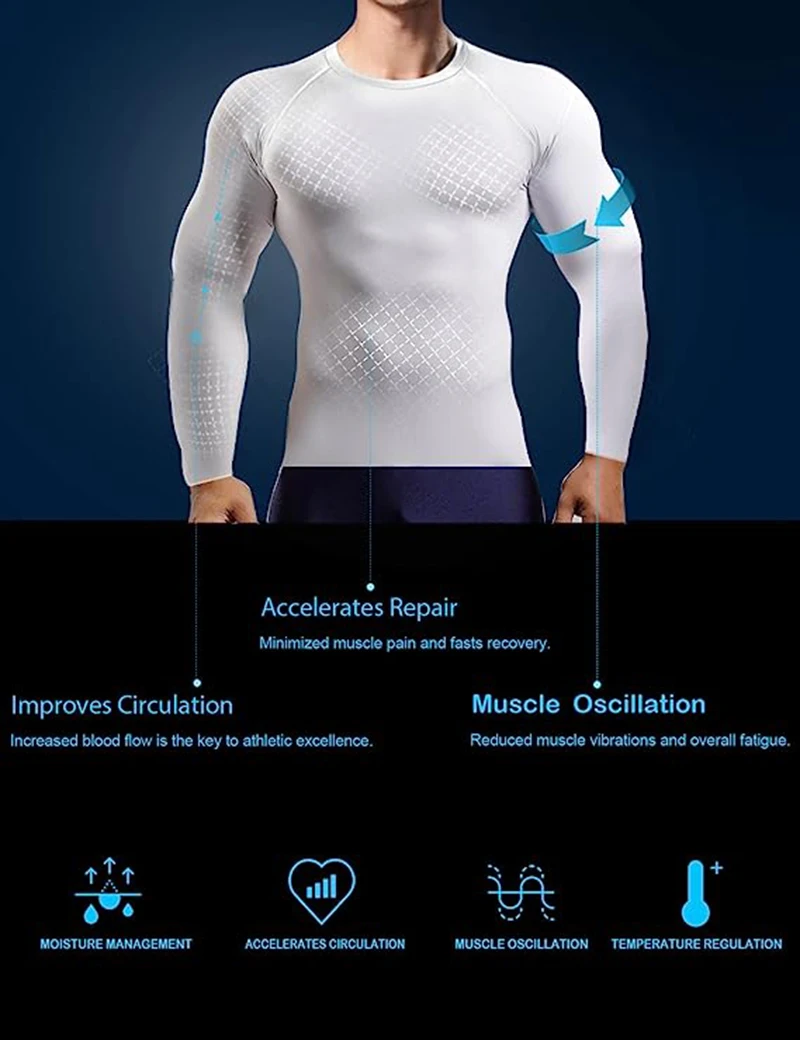 Men's Long Sleeves T-shirt Fitness Sportswear Spring Autumn Athletic Quick Dry T-shirt Gym Running Sports Outdoor Tops for Men