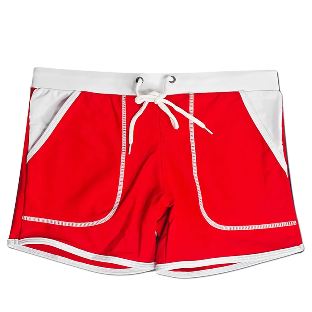 Brand Men's Swimwear Trunks Outdoors Sexy Summer Stretch Beach Surfing Swim Sports suit Shorts Men Swimsuit Swimming Pants