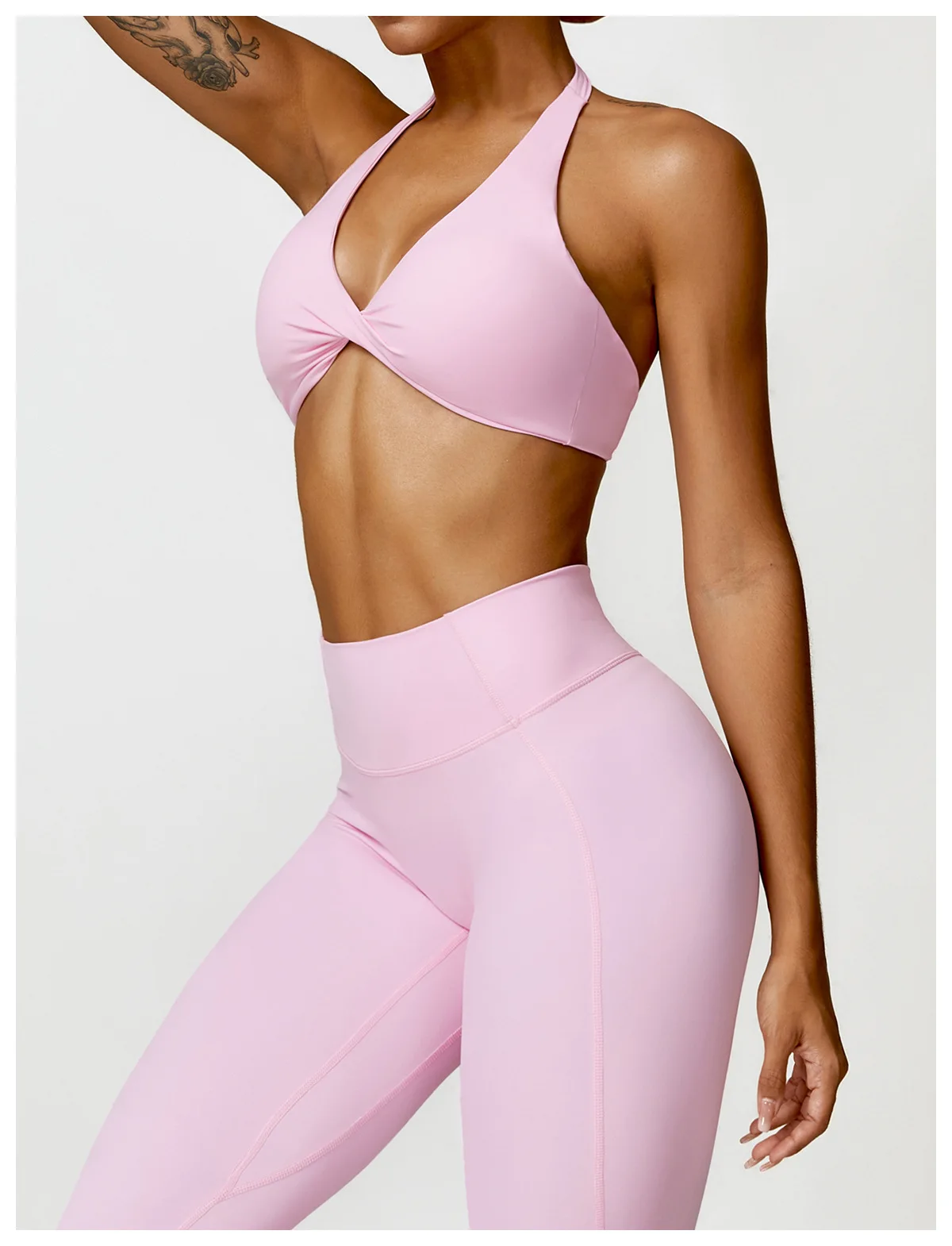 Women Seamless Yoga Set 2PCS Gym Workout Clothes for Female Push Up Bra High Waist Leggings Sexy Fitness Sportswear Sports Suits