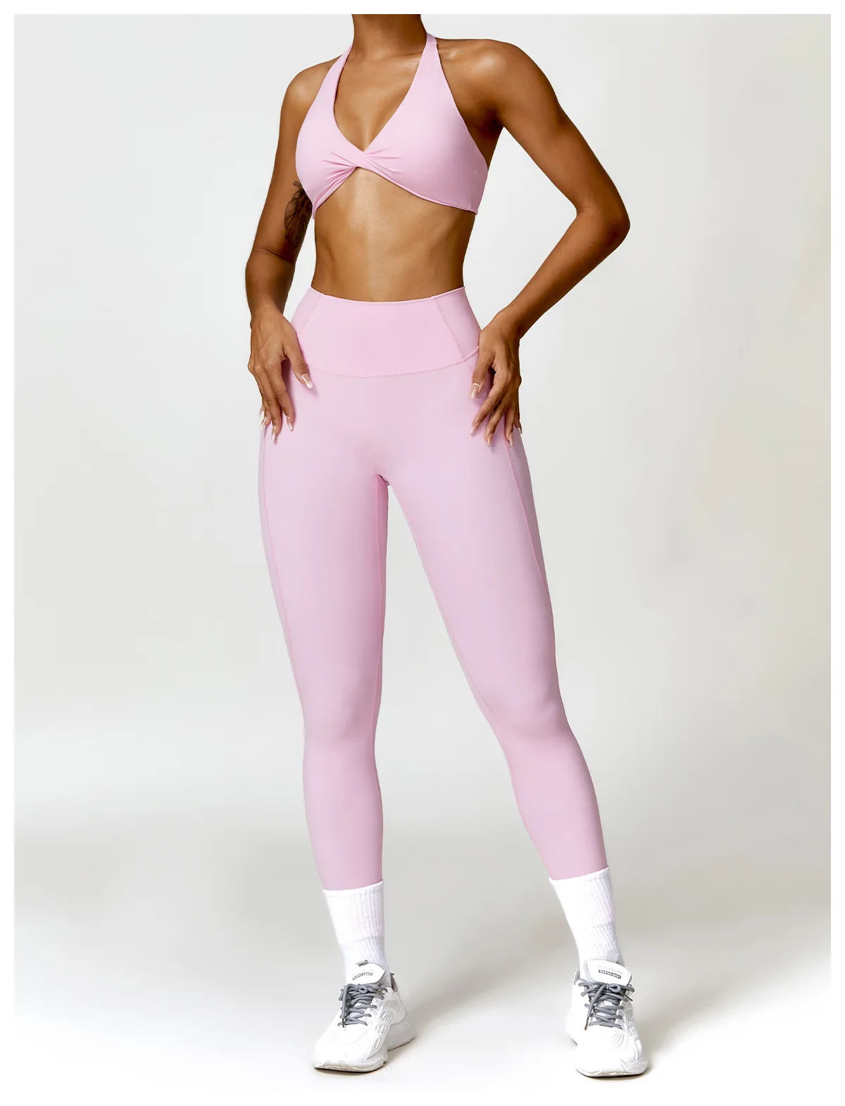 Women Seamless Yoga Set 2PCS Gym Workout Clothes for Female Push Up Bra High Waist Leggings Sexy Fitness Sportswear Sports Suits