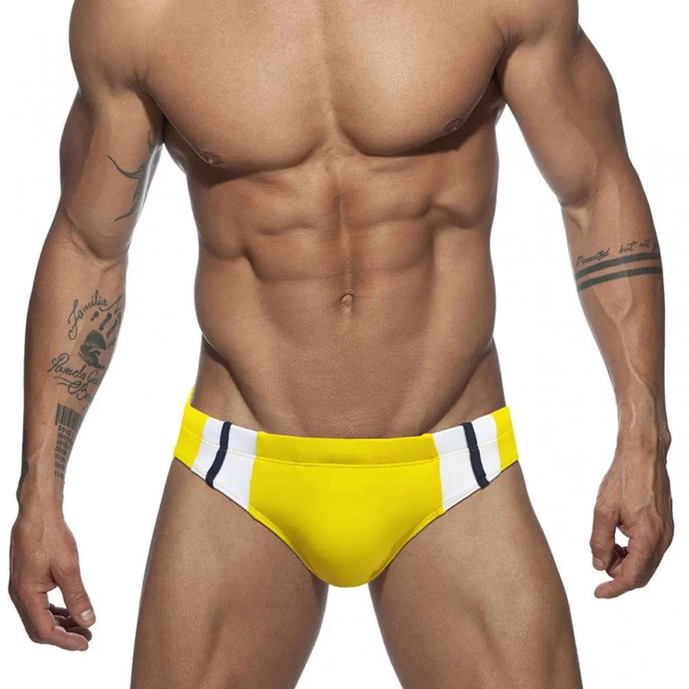 Men's Swim Briefs Sexy Swimming Short Water Sport Beach Pants Swimsuit Cup Swimwear Sexy Male Suit Surfing Swim Wear