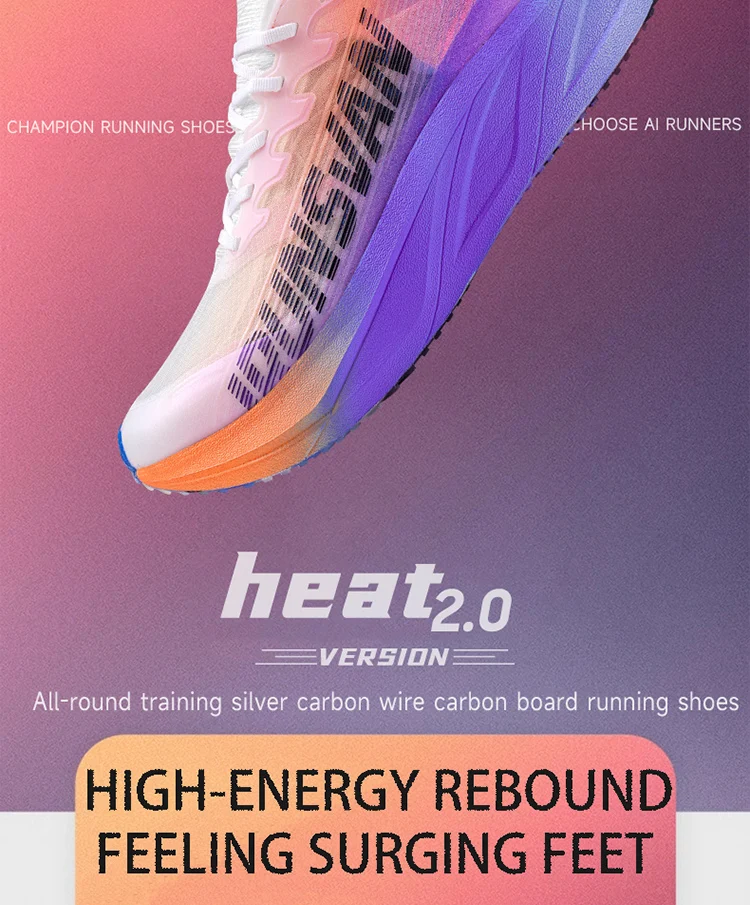 IRUNSVAN Carbon Plate Men Marathon Running Shoes Professional Stable Support Shock Absorption Ultra Light Rebound Sports Shoes