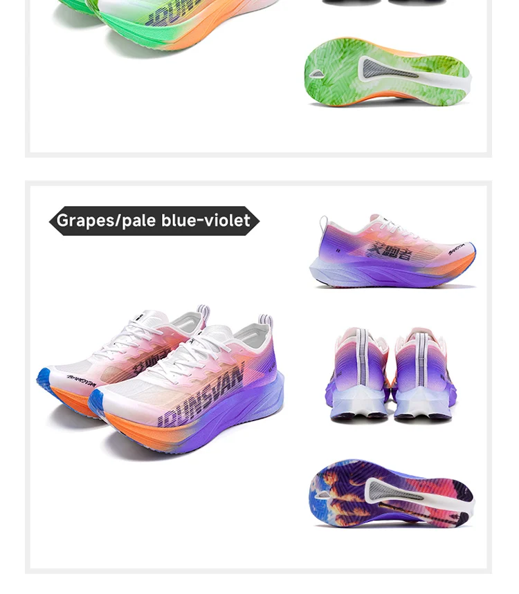 IRUNSVAN Carbon Plate Men Marathon Running Shoes Professional Stable Support Shock Absorption Ultra Light Rebound Sports Shoes