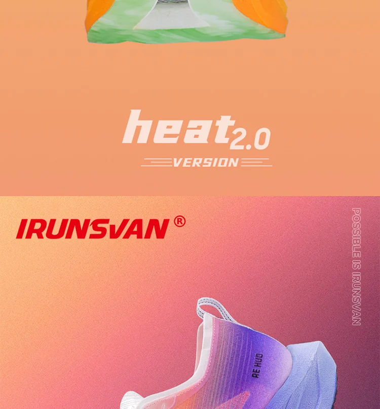 IRUNSVAN Carbon Plate Men Marathon Running Shoes Professional Stable Support Shock Absorption Ultra Light Rebound Sports Shoes