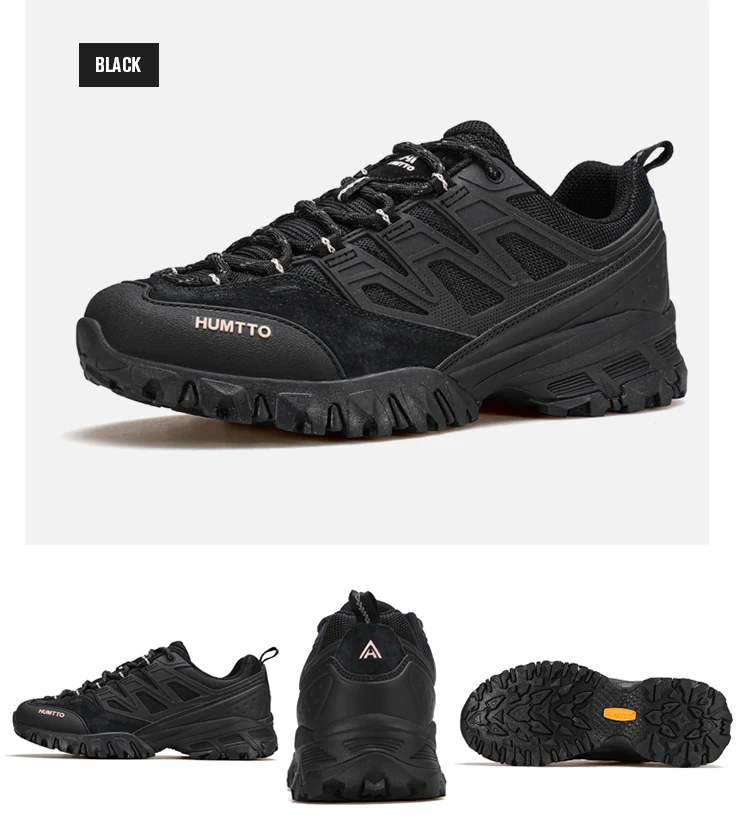 HUMTTO Leather Hiking Boots for Women Winter Outdoor Waterproof Woman Treeking Shoes Climbing Mountain Hunting Walking Sneakers