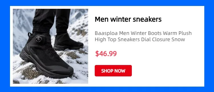 Baasploa Men Hiking Shoes Outdoor Climbing Mesh Breathable Travel Walking Shoes Male Non-Slip Wear Resistant Comfortable Sneaker