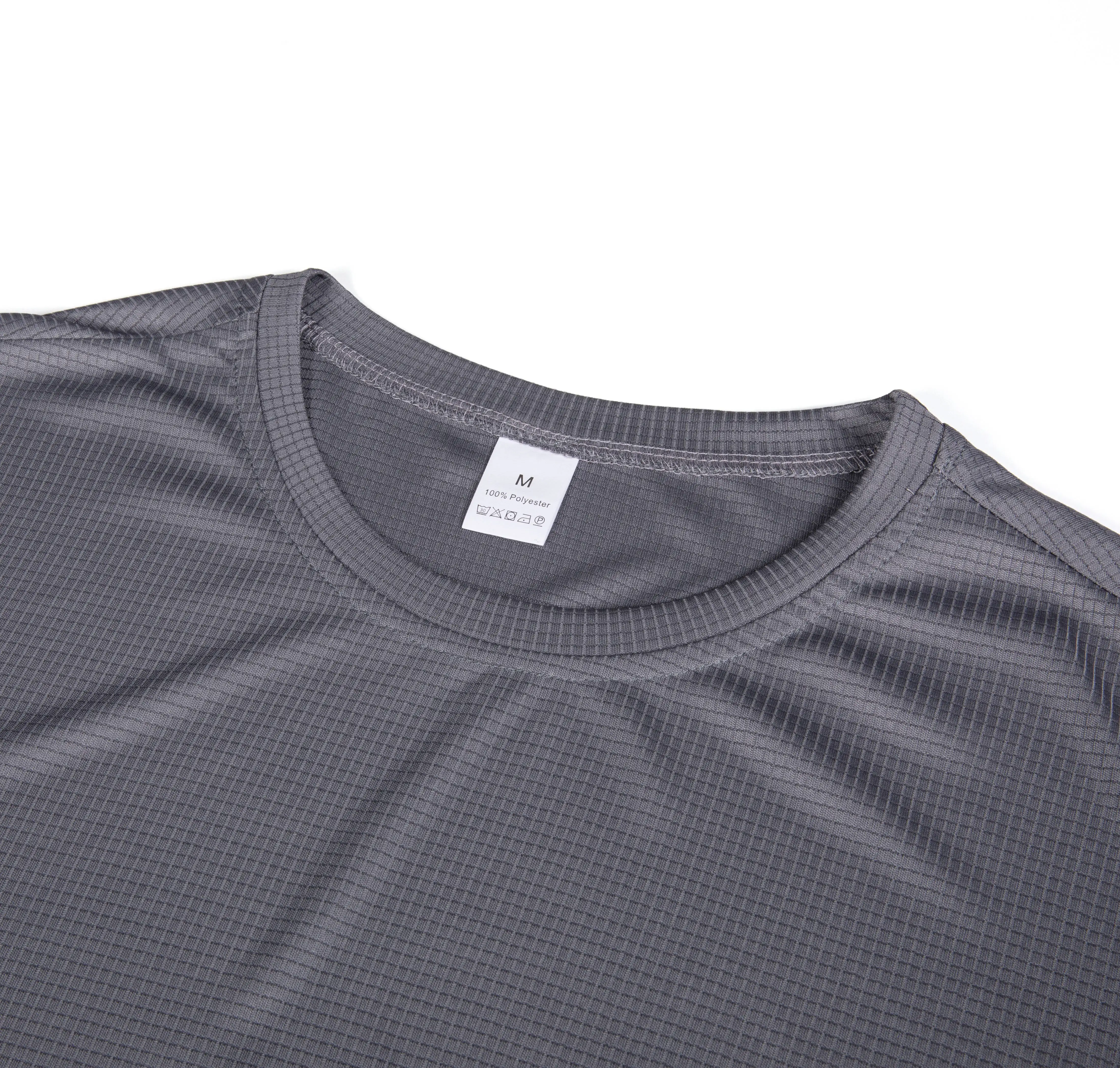 Summer Mens Quick Dry Running Bodybuilding Shirts Sport Gym T Shirt Men Short Sleeve Fitness Tops Oversized T-Shirt Jersey 2025