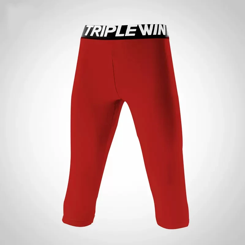 Kids Boy Girl Capri Running Tights Pant Children Basketball Football Soccer Fitness Exercise Sport 3/4 Cropped Legging Shorts J8