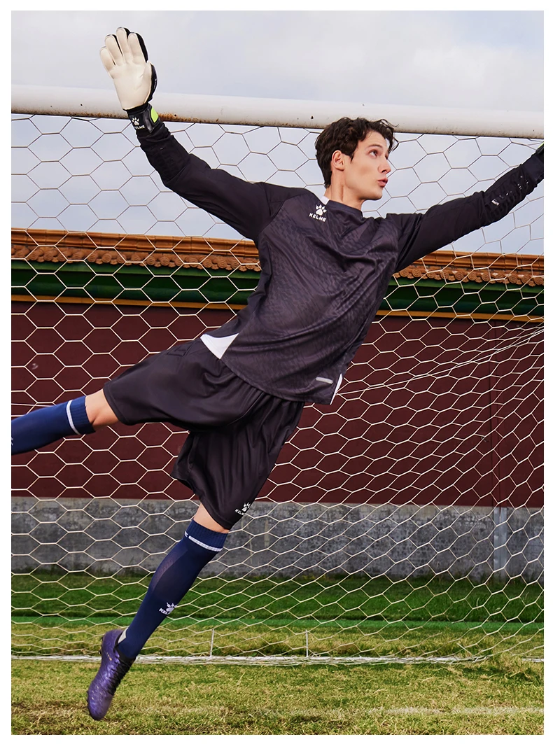 Kelme Goalkeeper Goalkeeper Goalkeeper Clothing Set Football Equipment Long Sleeve Football Clothing Adult Protective Clothing