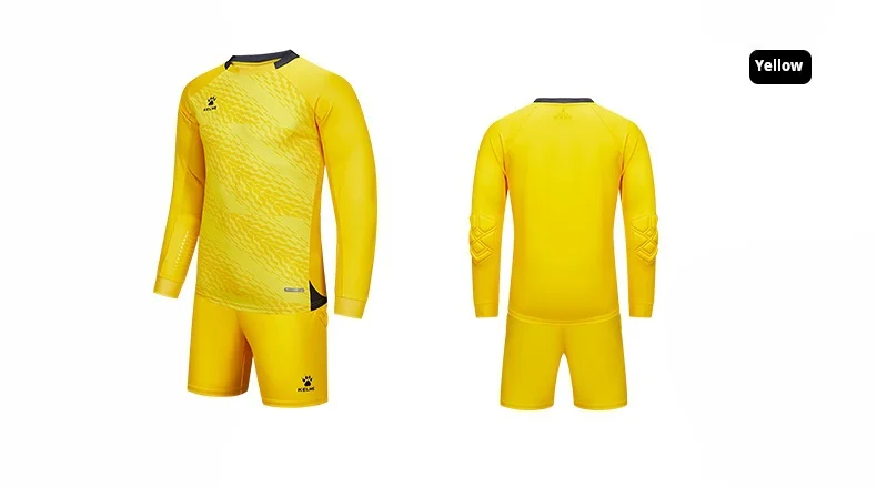 Kelme Goalkeeper Goalkeeper Goalkeeper Clothing Set Football Equipment Long Sleeve Football Clothing Adult Protective Clothing
