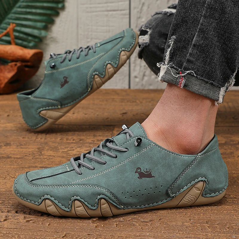 Shoes for Man Fashion Brand Loafers Soft Soled Comfortable Casual Walking Shoes Breathable Sports Tennis Outdoor Driving Shoes
