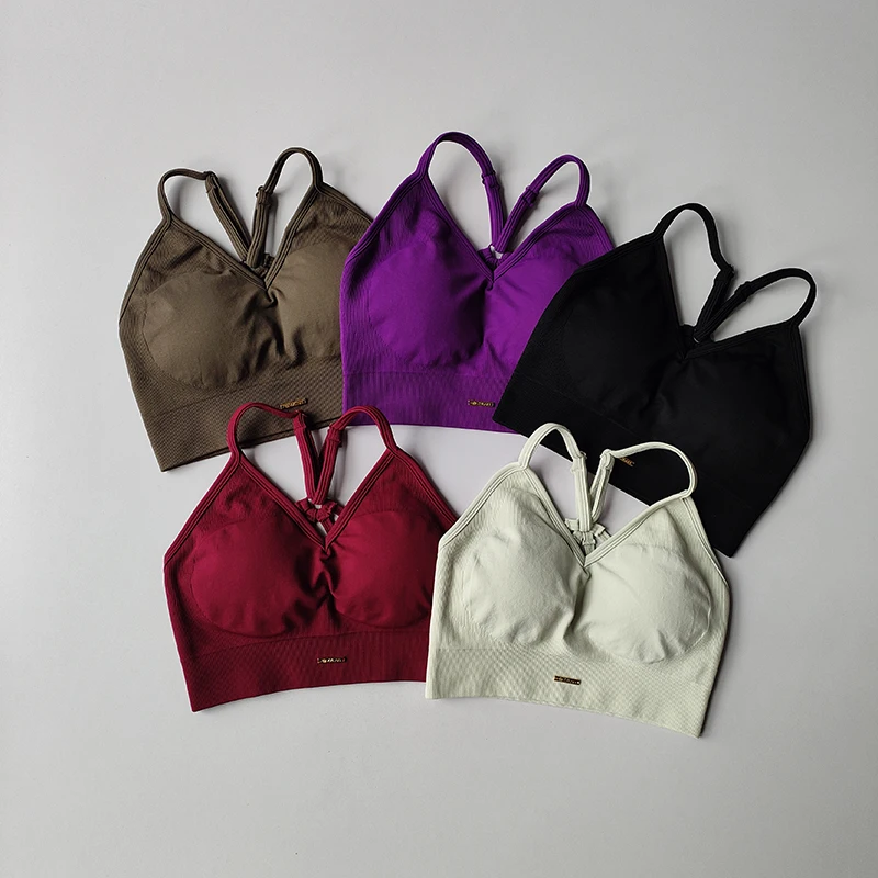 2PCS Women's Seamless Sports Bra Yoga Suit Quick-Dry Hip Lifting Fitness Gym Workout Sets Outfit Leggings Set Gym Wear Set
