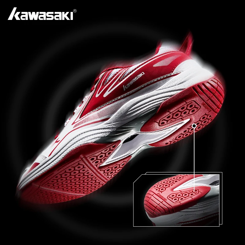 Kawasaki 2025 New Arrival Badminton Shoes TPU Reinforced Anti Torsion Upgraded Table Tennis Shoes for Man Woman K2B50-C32021