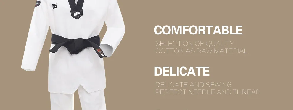 WTF Taekwondo Dobok Clothes Child Adult ITF Karate Suit Taekwondo Uniform Karate Clothes Size XXXL-XXXS
