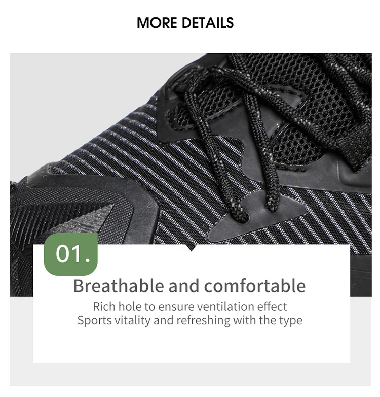 HUMTTO Breathable Trekking Shoes Outdoor Men's Sports Shoes Non-slip Hiking Boots for Men Leather Safety Walking Sneakers Man