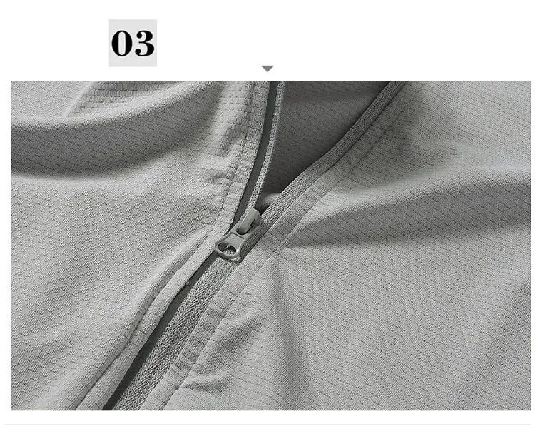 Men's & Women's Summer Running Jacket - Lightweight Sun Protective Coat, UV Hooded Sports Windbreaker, Breathable Quick-Dry Fitn