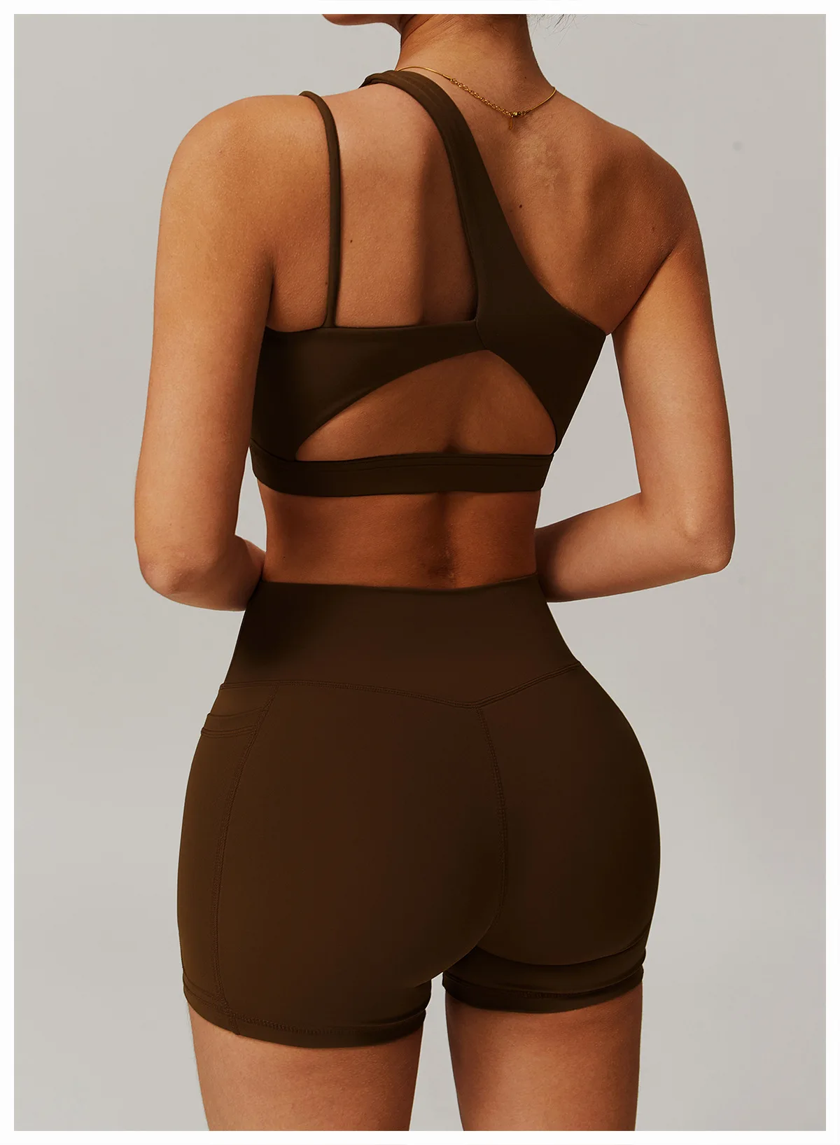 Women Shockproof Sport Bra Women's Beautiful Back Gym Sports Underwear Women Oblique Shoulder Straps Running Fitness Yoga Bra ﻿