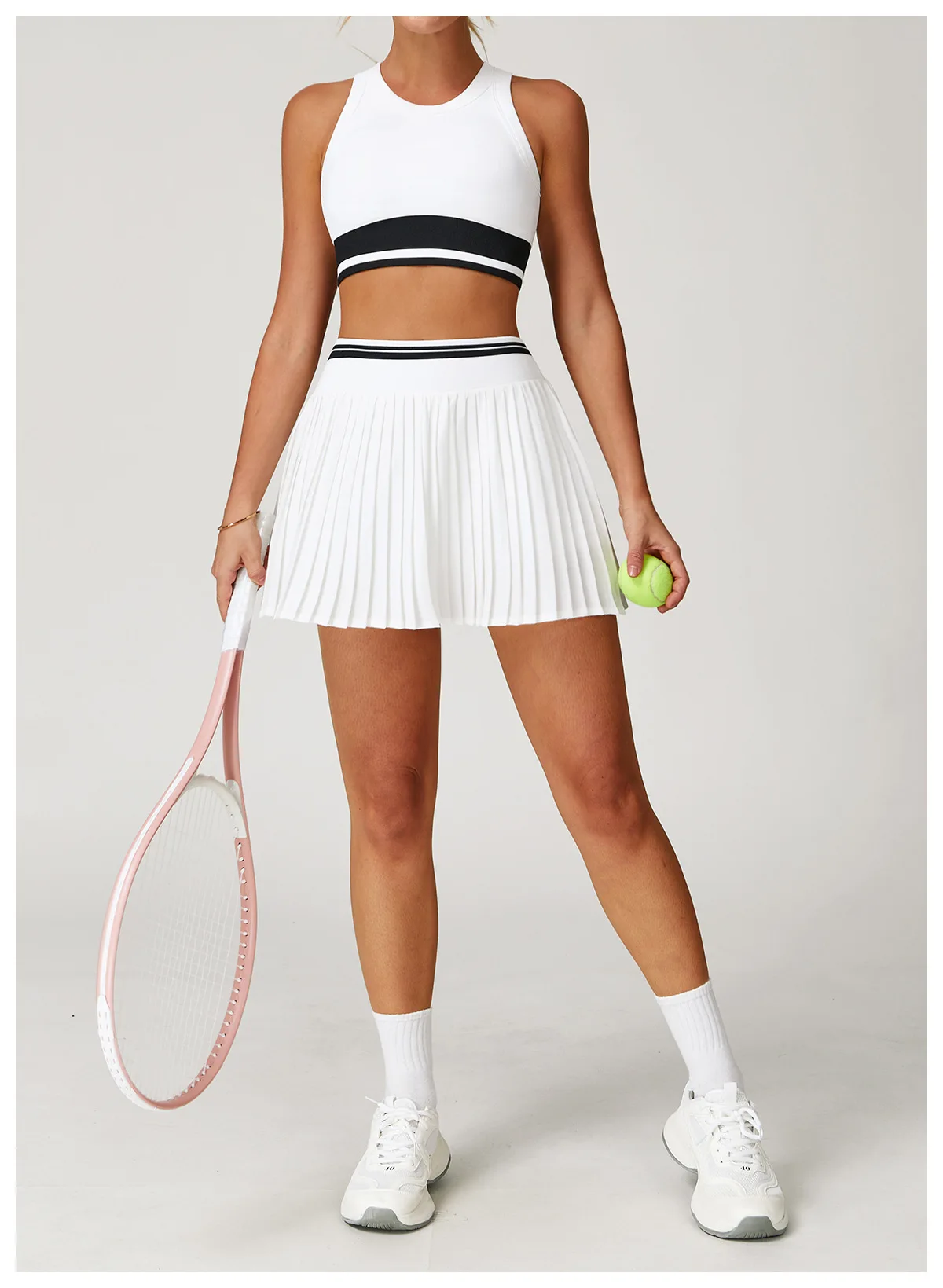 Fitness Yoga Set Women Tracksuit Gym Clothes Sports Bra 2 Piece Workout Sets Outfit Yoga Short Skirt Quick Drying Sportswear