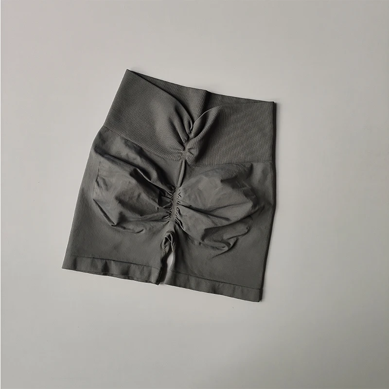 High Waist Seamless Yoga Shorts for Women Sexy Booty Tummy Control Gym Short Leggings Breathable Running Workout Shorts