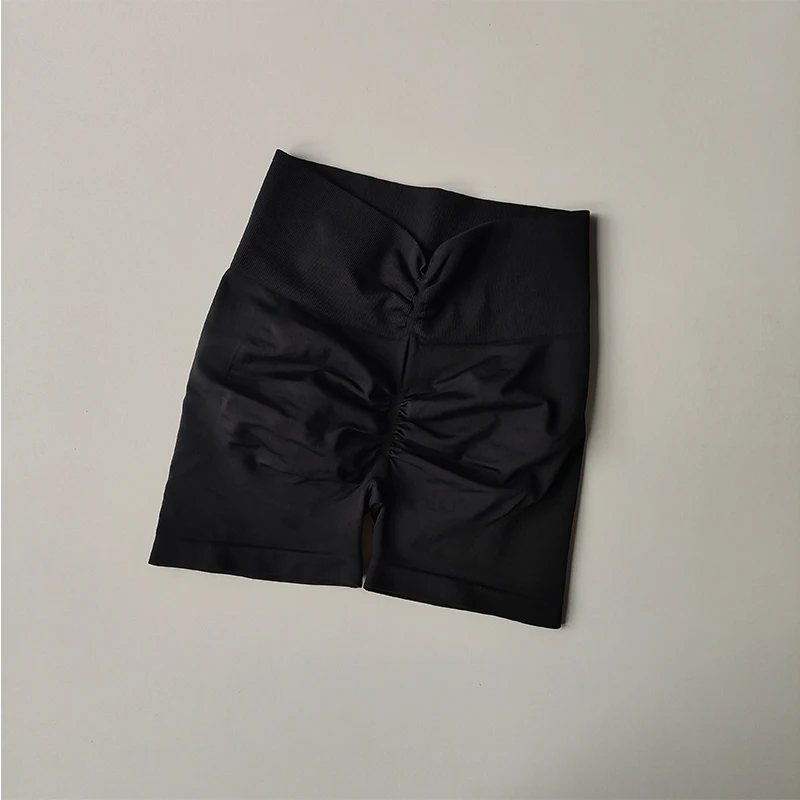 High Waist Seamless Yoga Shorts for Women Sexy Booty Tummy Control Gym Short Leggings Breathable Running Workout Shorts