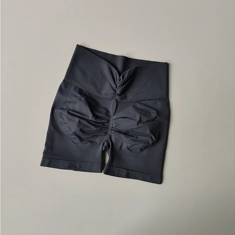 High Waist Seamless Yoga Shorts for Women Sexy Booty Tummy Control Gym Short Leggings Breathable Running Workout Shorts