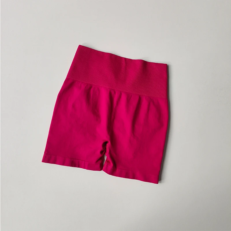 High Waist Seamless Yoga Shorts for Women Sexy Booty Tummy Control Gym Short Leggings Breathable Running Workout Shorts