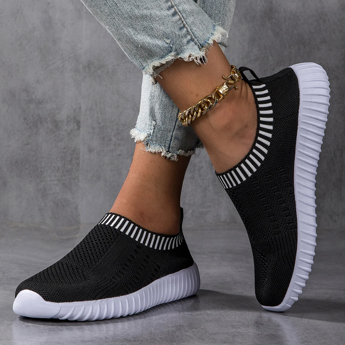 Women Sneakers Flat Bottomed Outdoor Casual Sports Single Shoes Comfortable Summer Mesh Lightweight Vulcanized Walking Shoes