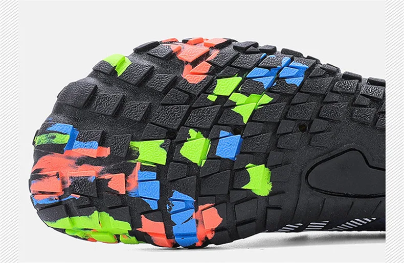 Unisex Aqua Shoes Men Women Outdoor Water Shoes Breathable Beach Quick-Dry Hiking Sneakers Five-Finger Wading Footwear Sports