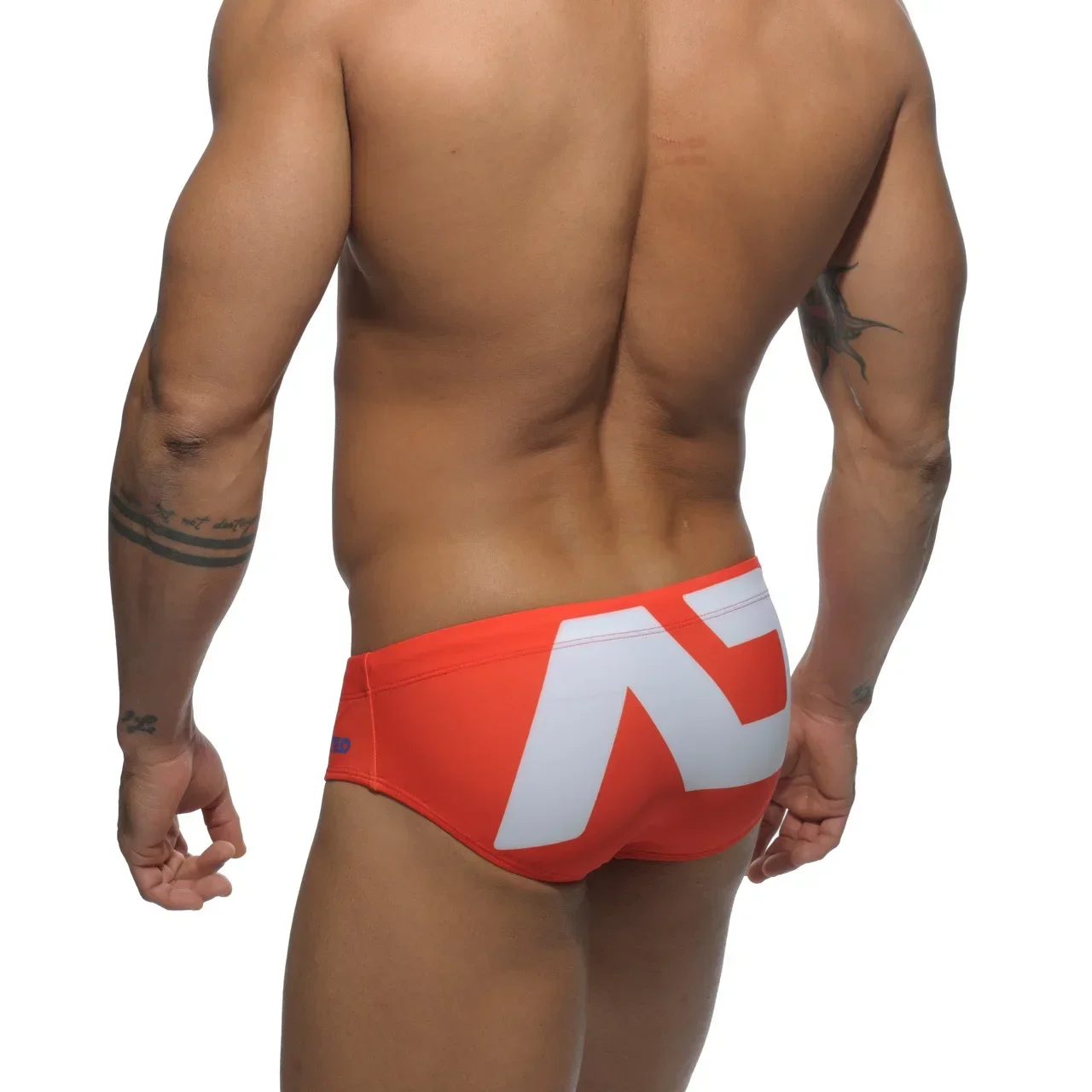 Men's Swimsuit Bikini Briefs Sexy Letter Print Swimwear Beach Shorts Boxer Swim Trunks Pants Quick Dry Bathing Suit Beachwear