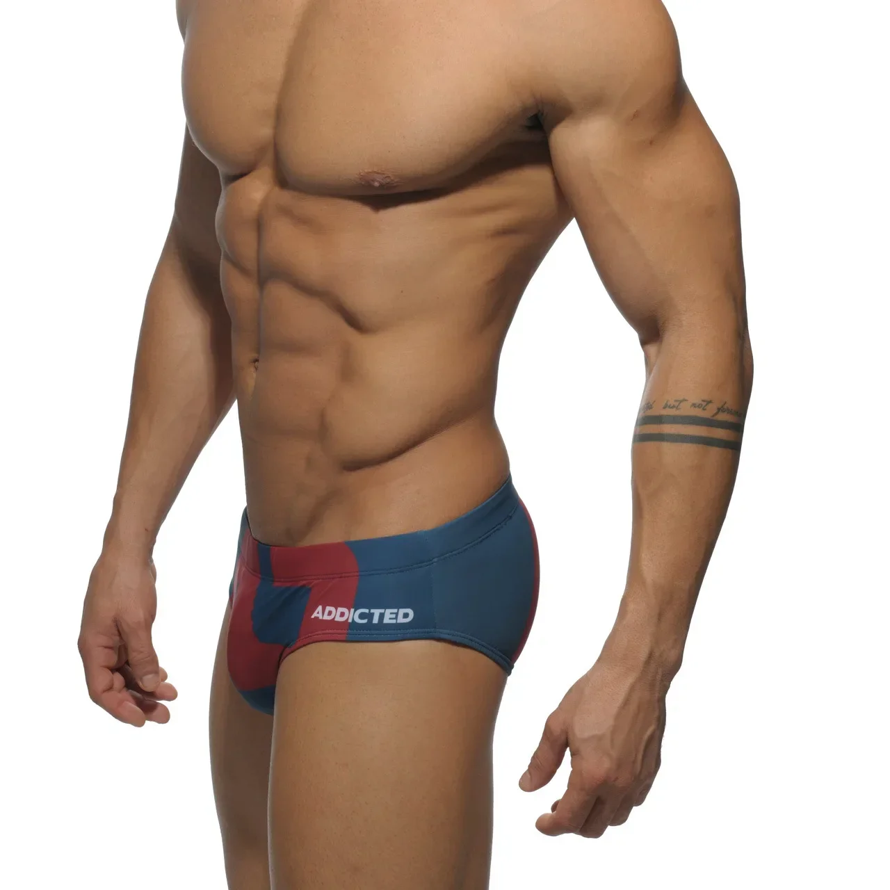 Men's Swimsuit Bikini Briefs Sexy Letter Print Swimwear Beach Shorts Boxer Swim Trunks Pants Quick Dry Bathing Suit Beachwear