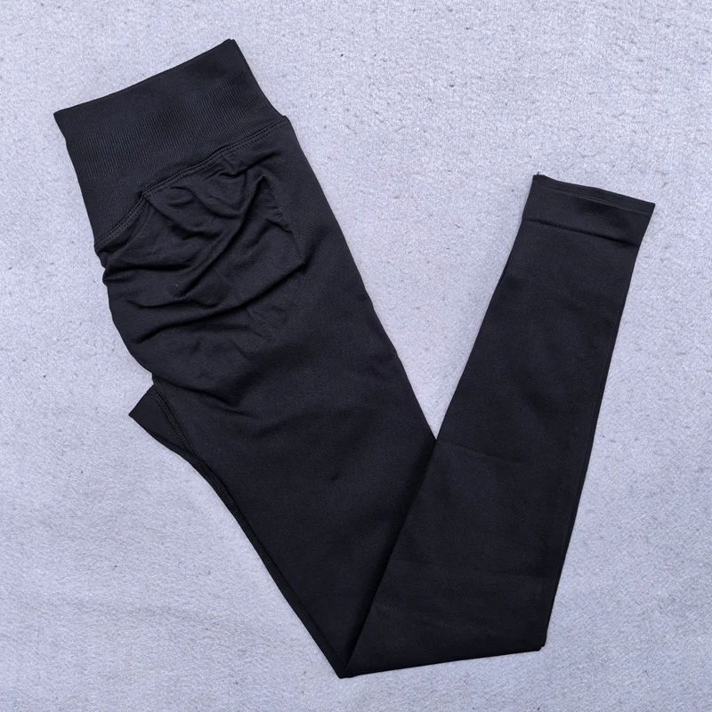 Leggings Women Scrunch Bum Gym Legging Seamless Yoga Legging Workout Yoga Pants Low Ribbed Waistband Sports Tights