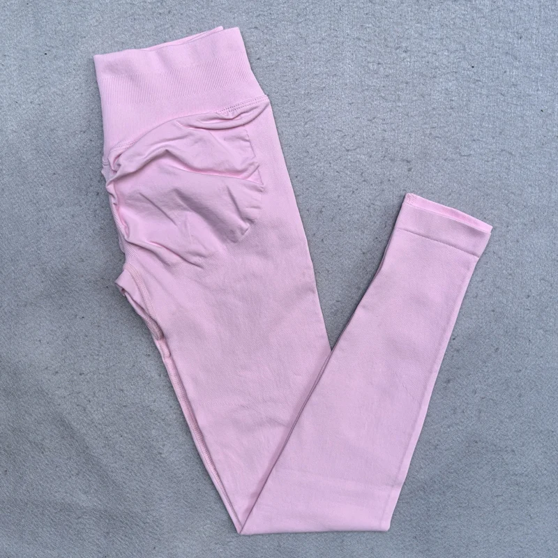Leggings Women Scrunch Bum Gym Legging Seamless Yoga Legging Workout Yoga Pants Low Ribbed Waistband Sports Tights