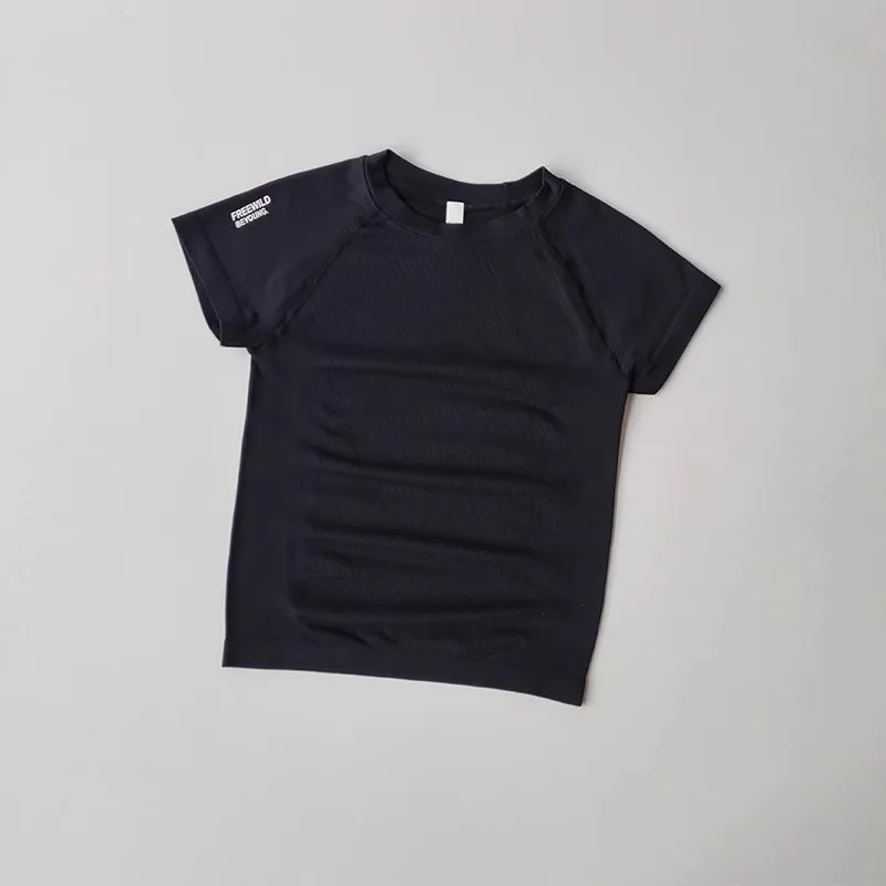 Women Yoga Top Seamless Sport T-shirt Sexy Fitness Clothes Short Sleeve Yoga Shirt Gym Top Running Active Wear Sport Top Female