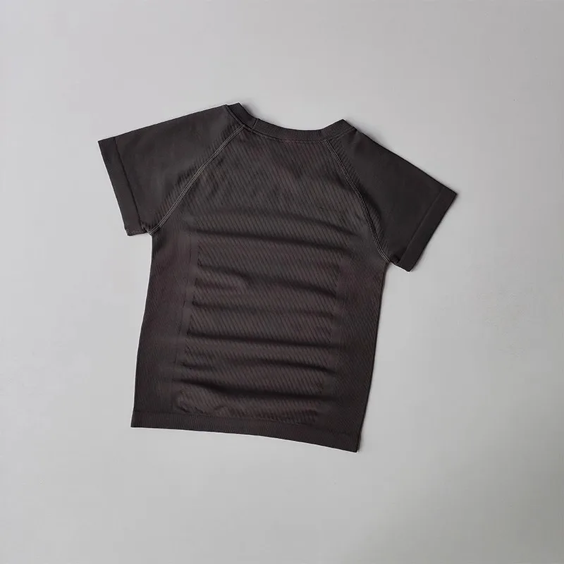 Women Yoga Top Seamless Sport T-shirt Sexy Fitness Clothes Short Sleeve Yoga Shirt Gym Top Running Active Wear Sport Top Female