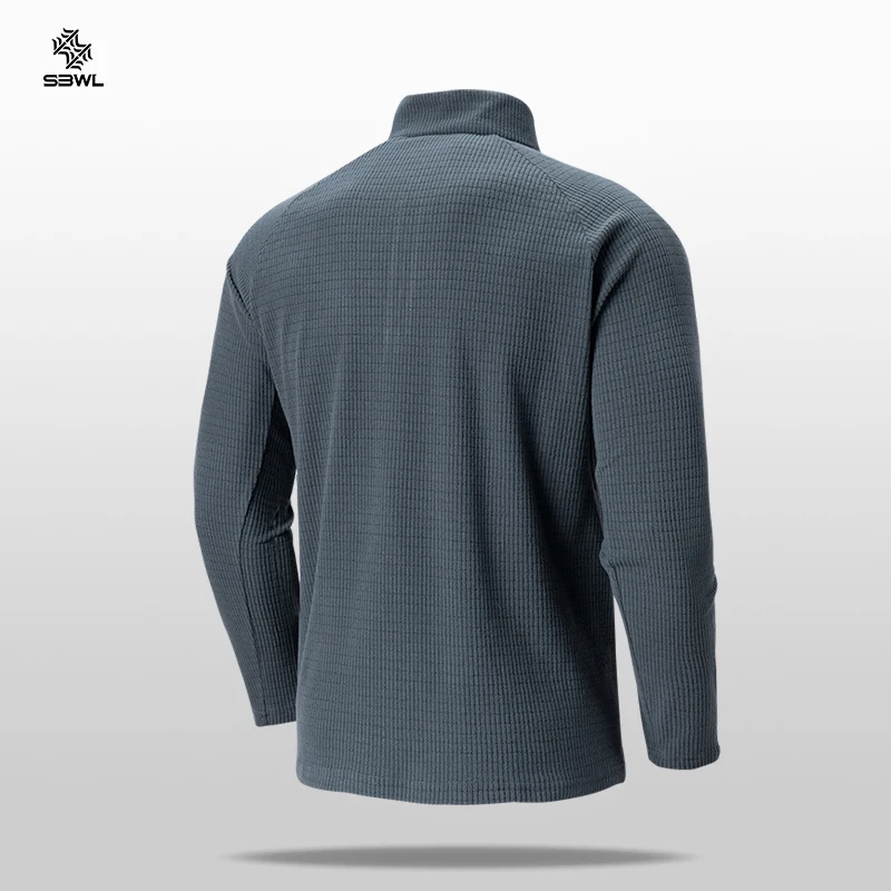 SBWL Men's High Quality Cycling Hiking Outdoor Sports Long Sleeve T-Shirt Leisure Speed Dry Running Fitness Sports Clothing Tops