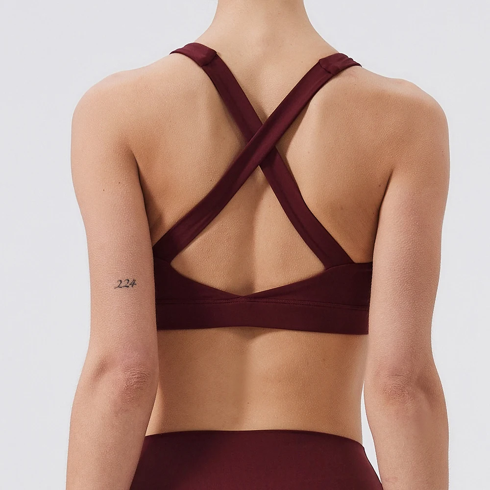 Women Sports Bra Top Push Up Fitness Yoga Bra Underwear Sport Tops For Women Breathable Running Vest Bralette Gym Wear Female