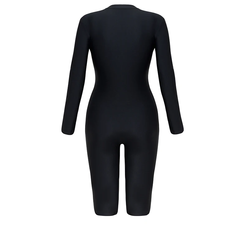 Women's Swimsuit With Sleeve One Piece Bathing Suit Female Beachwear Sport Style Swimming Costume Woman Swimwear Surfing Suit