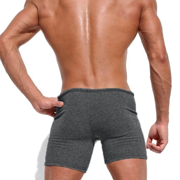 Summer Men's Shorts Casual Breathable Drawstring Shorts Solid-color Running And Sports Shorts Surfing Beach Vacation 2025 New