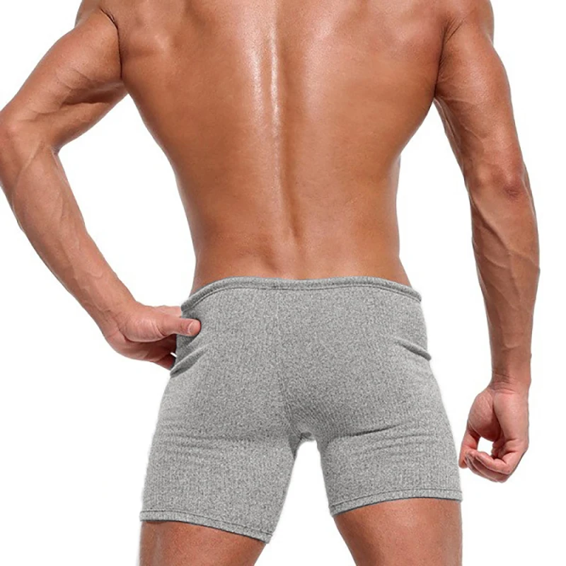 Summer Men's Shorts Casual Breathable Drawstring Shorts Solid-color Running And Sports Shorts Surfing Beach Vacation 2025 New