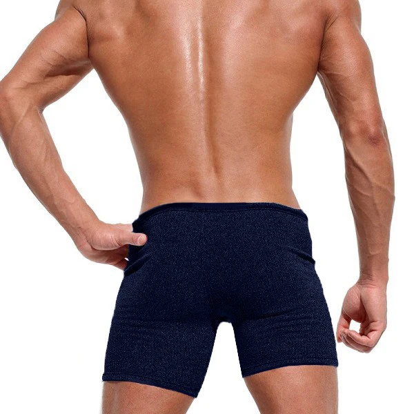 Summer Men's Shorts Casual Breathable Drawstring Shorts Solid-color Running And Sports Shorts Surfing Beach Vacation 2025 New
