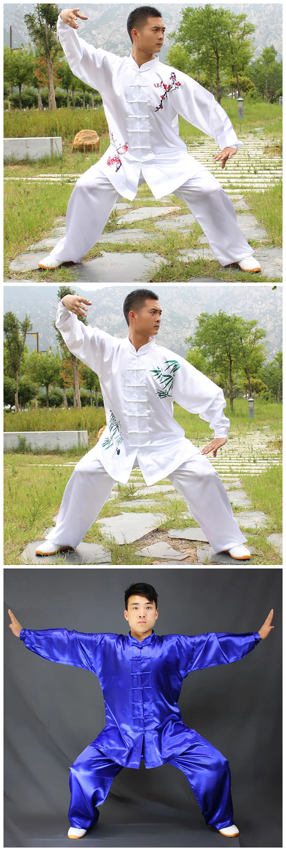 Traditional Chinese Tai Chi Kung Fu Uniforms Adult Morning Gymnastics Wushu Clothing Kids Adult Martial Arts Wing Chun Suit
