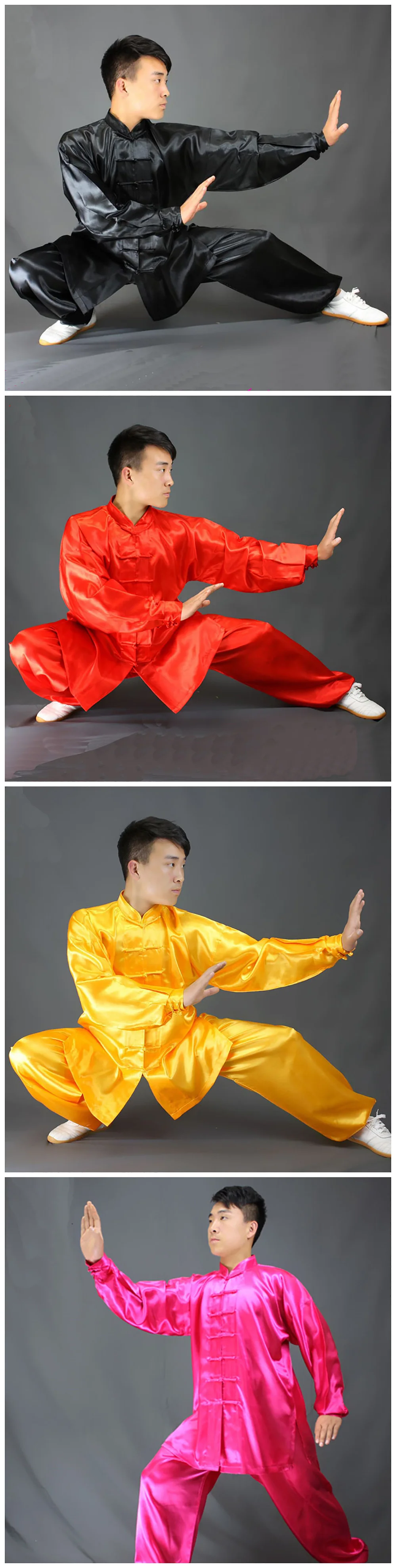 Traditional Chinese Tai Chi Kung Fu Uniforms Adult Morning Gymnastics Wushu Clothing Kids Adult Martial Arts Wing Chun Suit