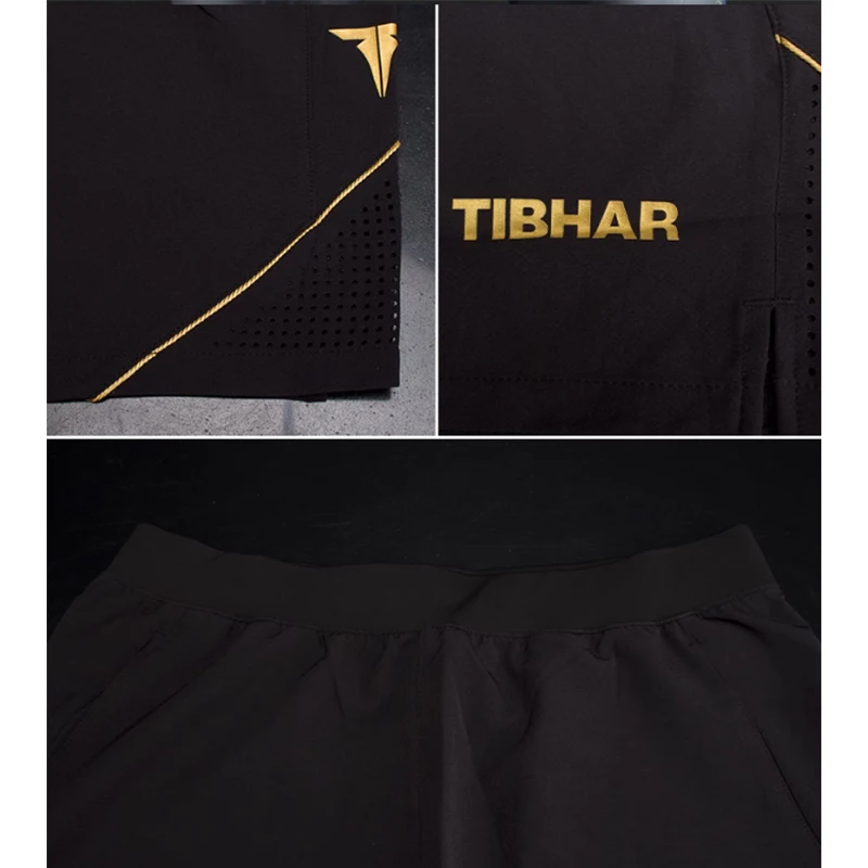 Tibhar Table Tennis Shorts TB-1 TB-3 TB-12 Breathable Sports Ball Pants Table Tennis Wear for Boys and Girls Ping Pong Game